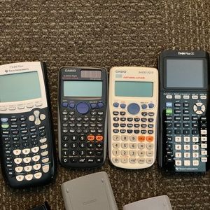 One calculator TI 84 CE
